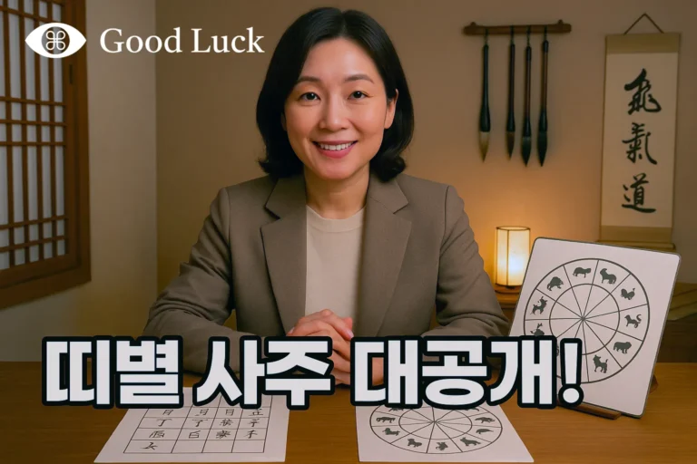 사주 풀이 – 내 인생 흐름은?